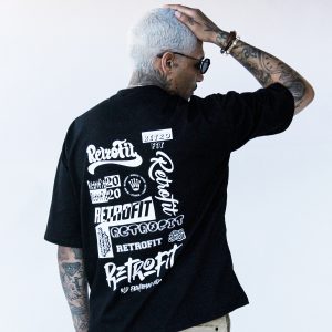 Retro Classic mash-up T-shirt