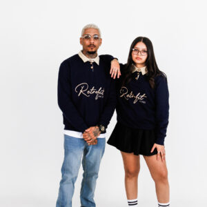 Old-fashioned golfer long sleeved top