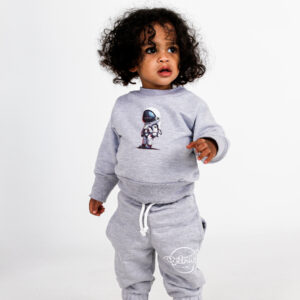 Retrofitted Interstellar kids crewneck tracksuit