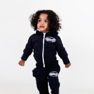 Retro 30's kids zipped hoodie loungewear sets