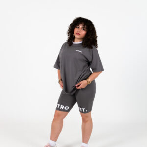 RETROFITTED Cycling Tights and Oversized T-shirt