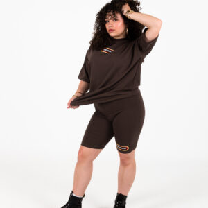 Contour Cycling Tights and Oversized T-shirt Set